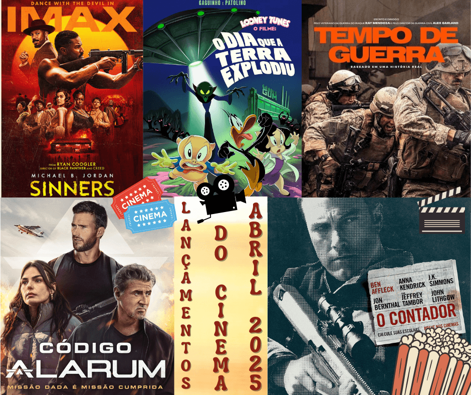 Os Filmes Mais Esperados de Abril de 2025 nos Cinemas
